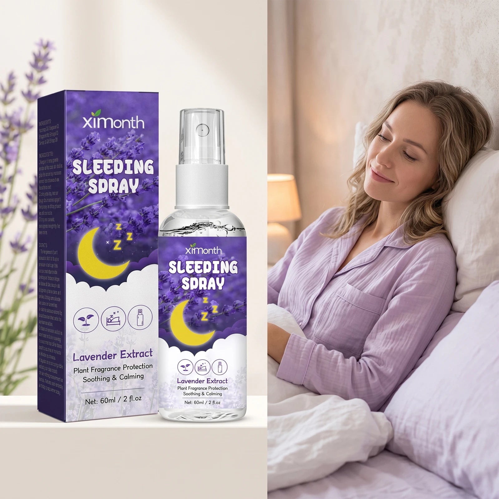 Lavender Sleeping Spray Calming Sleep Aid & Anxiety Relief Mist - 5