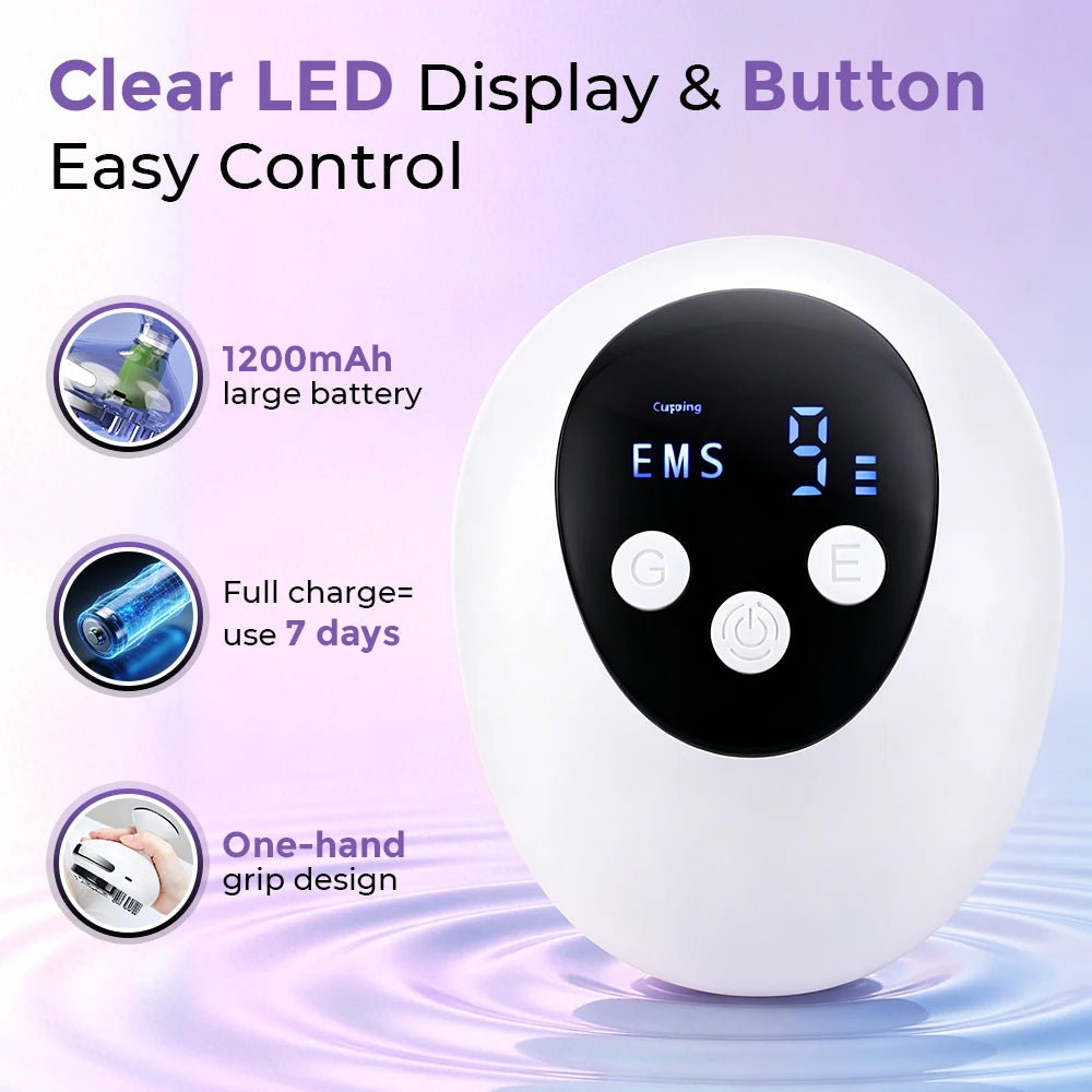 Electric Cupping Massager Portable Gua Sha Scraping Machine - 5