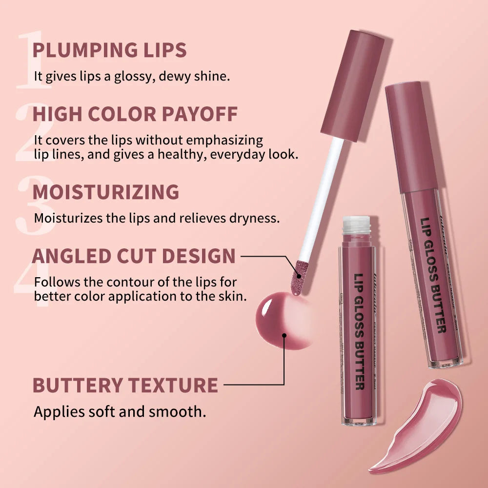 3D Lip Liner & Lip Gloss Set Hydrating Makeup - 9