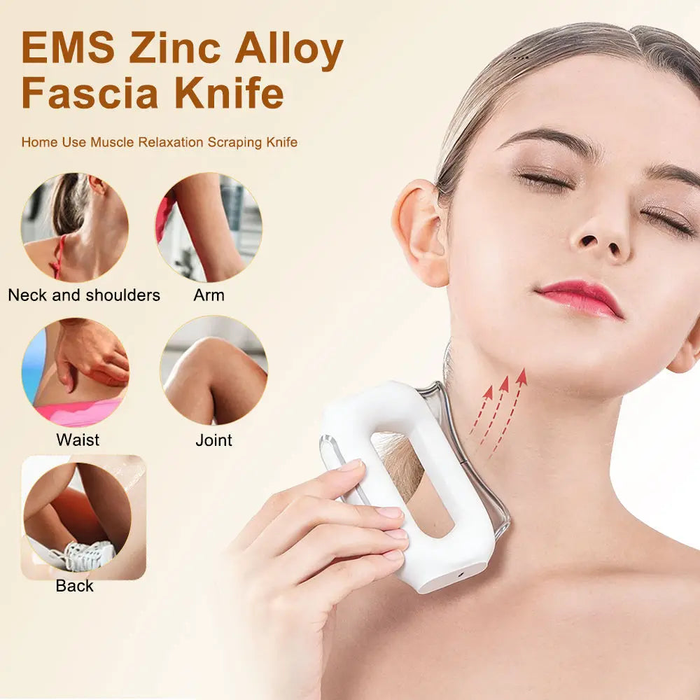 Electric Fascia Knife Vibration Body Massager Muscle Relaxation Tool