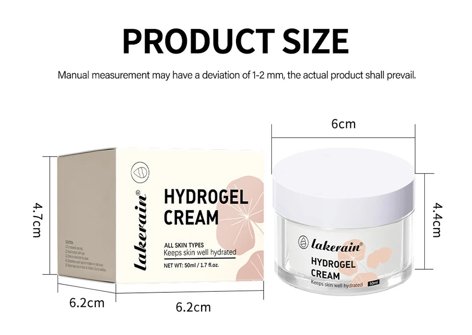 Lakerain Hydrogel Facial Cream Deep Hydrating Face Skin Care