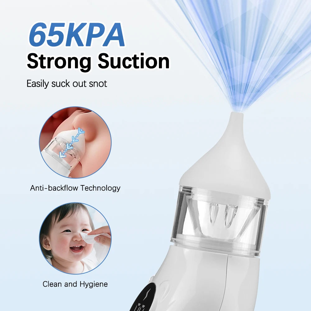 Electric Baby Nasal Aspirator Rechargeable Nose Cleaner