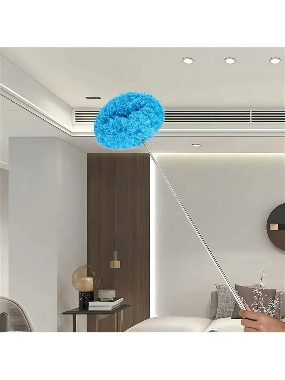 Microfiber Ceiling Fan Duster with Extendable Handle Cleaning Tool