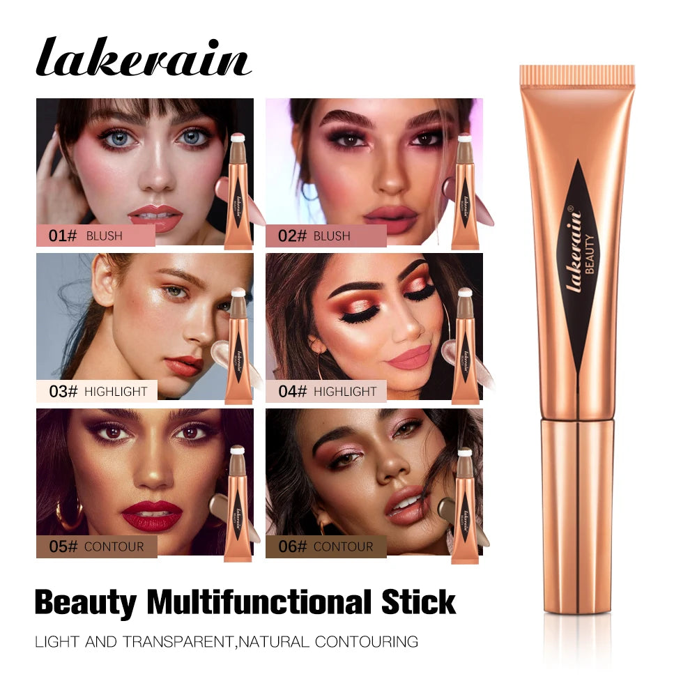 Liquid Contour Wand Blusher Highlighter Makeup Stick - 2