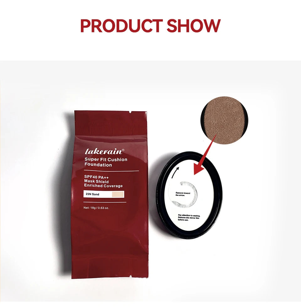 Waterproof Cushion Foundation Refill Long Lasting Korean Makeup CC Cream