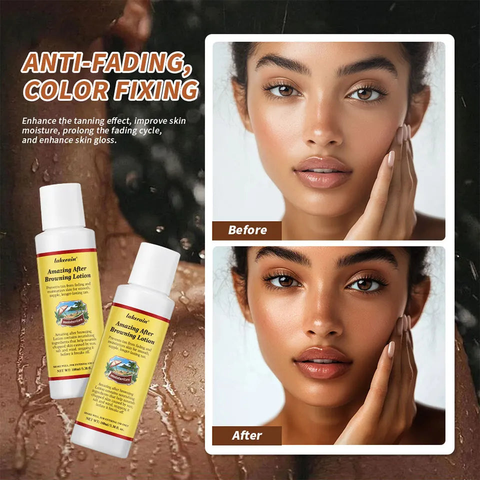 Amazing Brown Tanning Lotion Self Tanner Booster