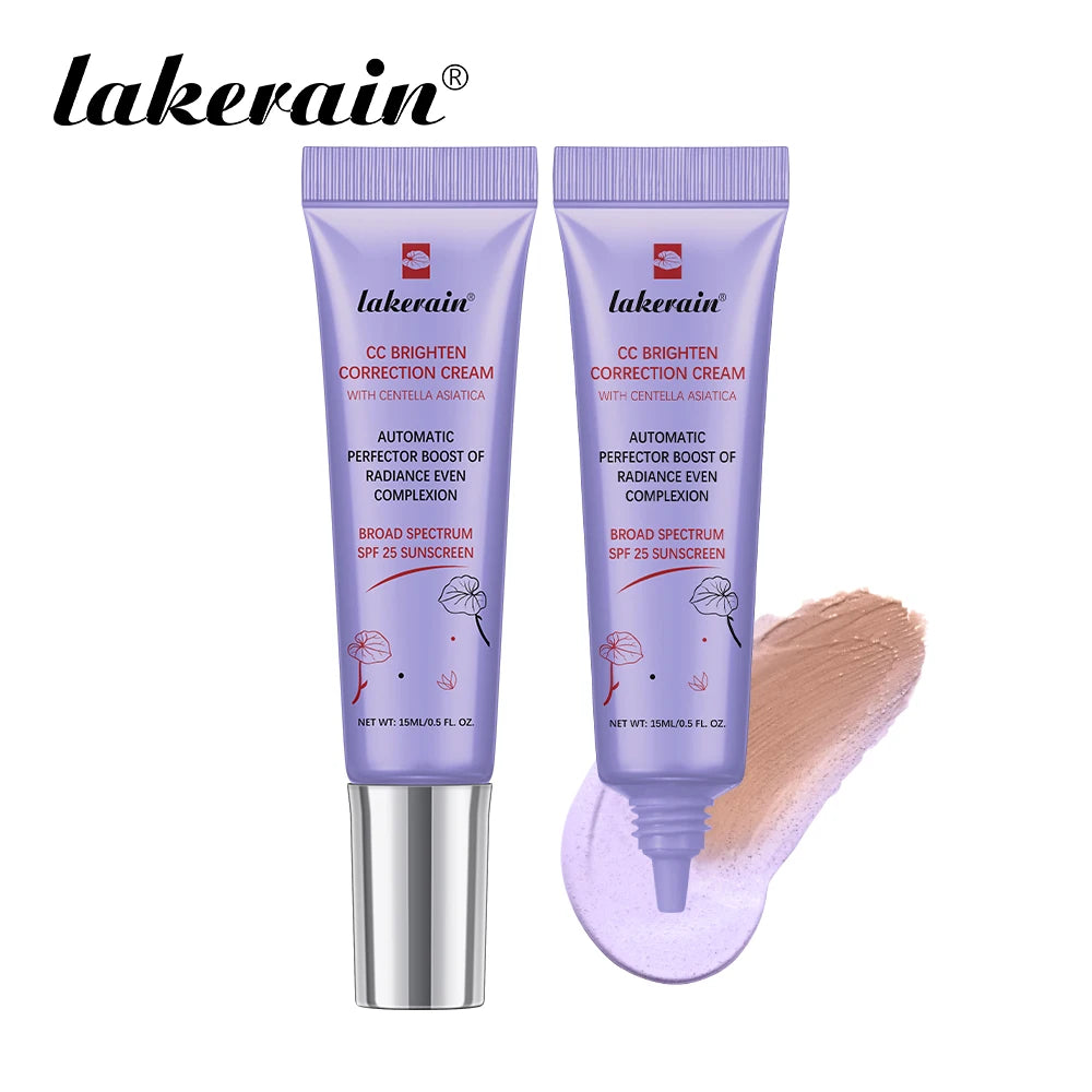 Color Correcting CC Cream Moisturizing Waterproof Makeup Foundation