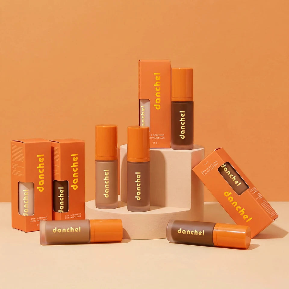 2-in-1 Liquid Foundation & Concealer Matte Face Makeup - 18