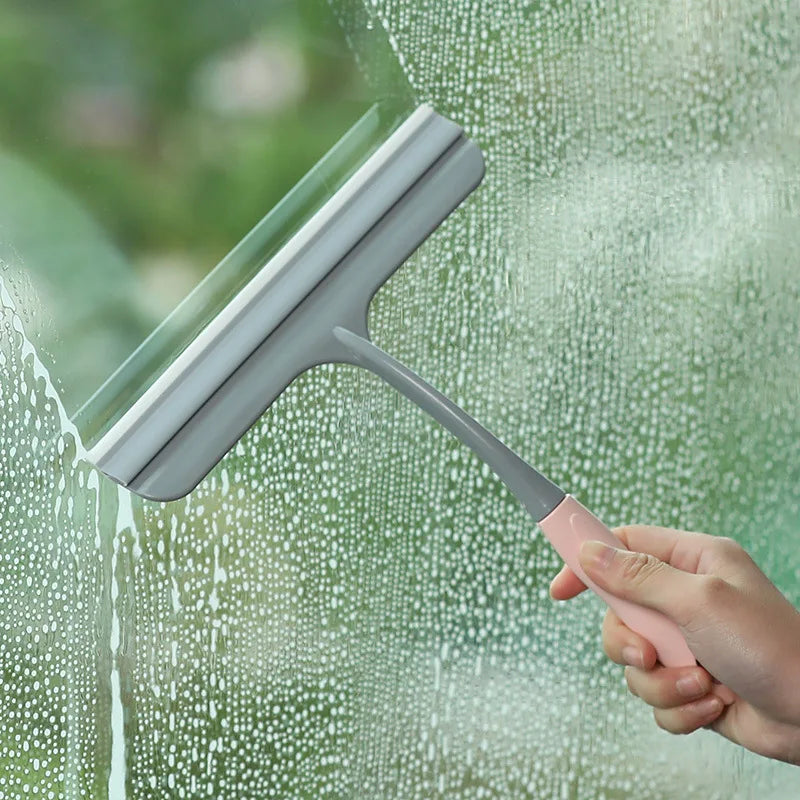 Silicone Squeegee Window Cleaner Multi-Purpose Glass Wiper Scraper Tool