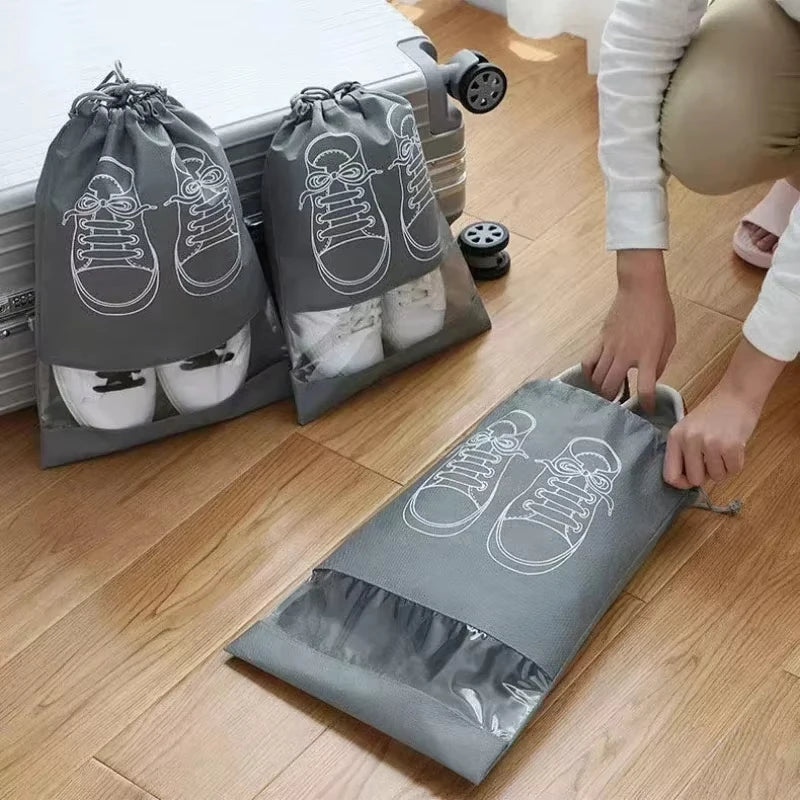 Portable Shoe Storage Bags Waterproof Travel Organizer Pouches