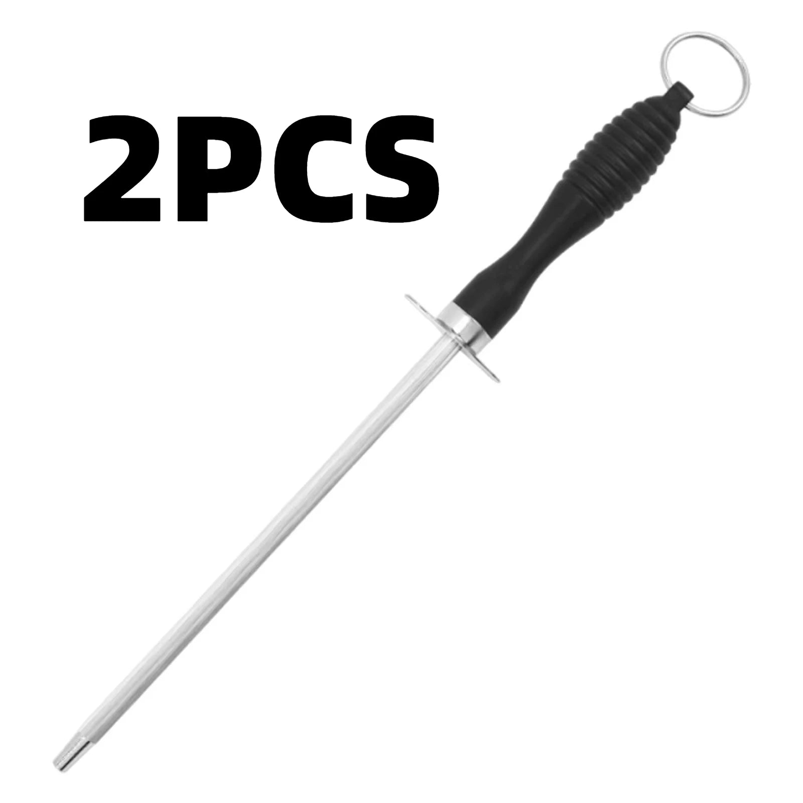 YOCITY Carbon Steel Knife Sharpening Rod Professional Honing Tool - 13