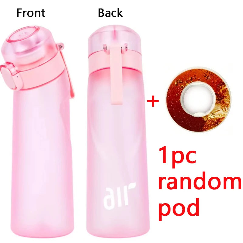 Aromatherapy Sport Water Bottle with Flavor Pods Leak Proof Straw Cup - 13