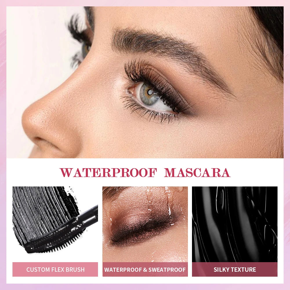 Waterproof Mascara Lengthening Eyelash Extension Curling Makeup