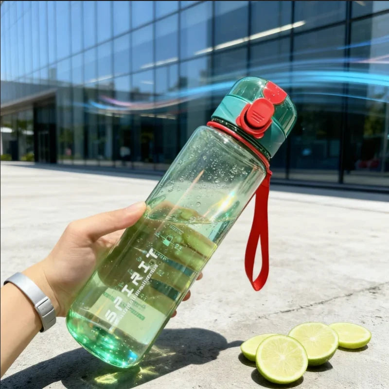 700ml Sports Water Bottle Leakproof BPA Free Gym Fitness Drink Cup