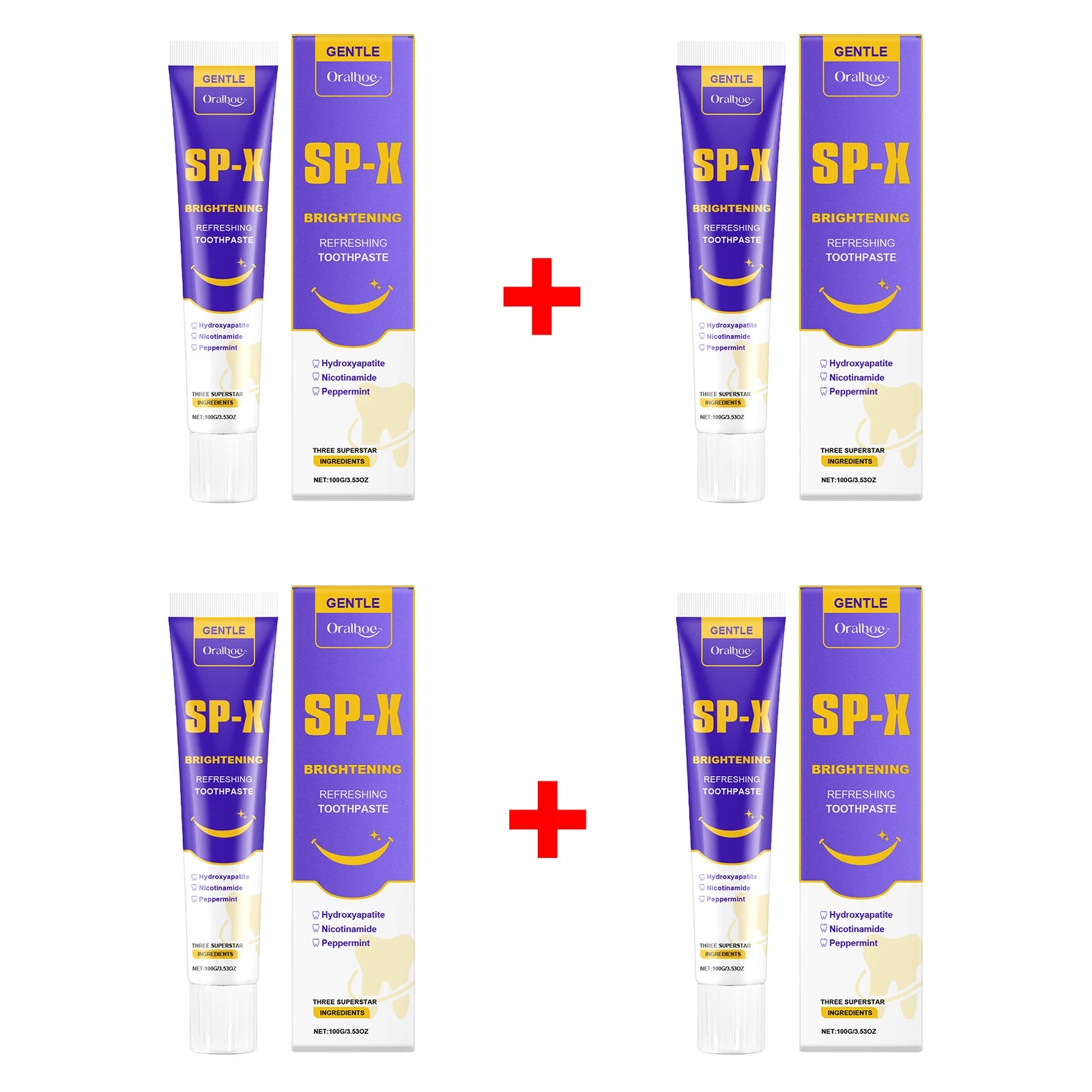 Sp X Brightening Toothpaste Teeth Whitening Stain Removal Enamel Care - 16
