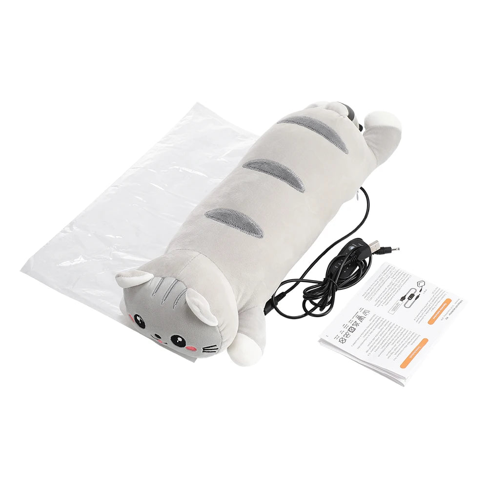 Portable USB Cat Heating Pad Soft Plush Hot Compress Pillow