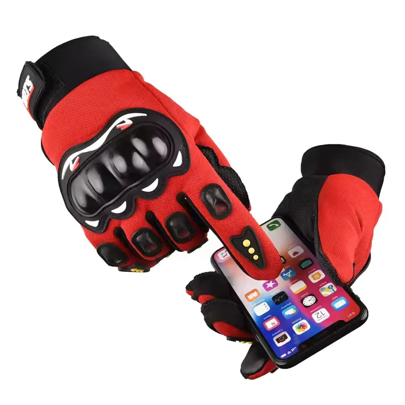 Breathable Motorcycle Gloves Touch Screen Racing Riding Gear
