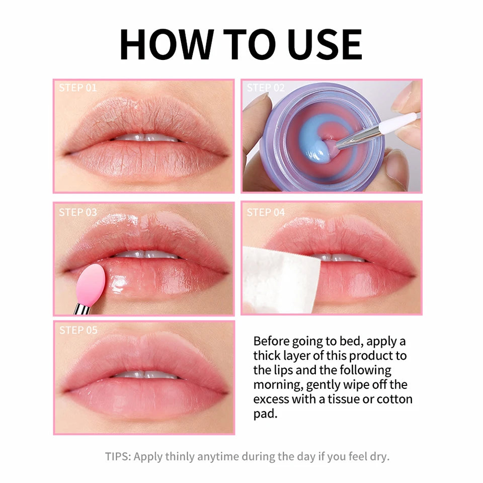 Nourishing Lip Mask Hydrating Lip Balm For Dry Cracked Lips