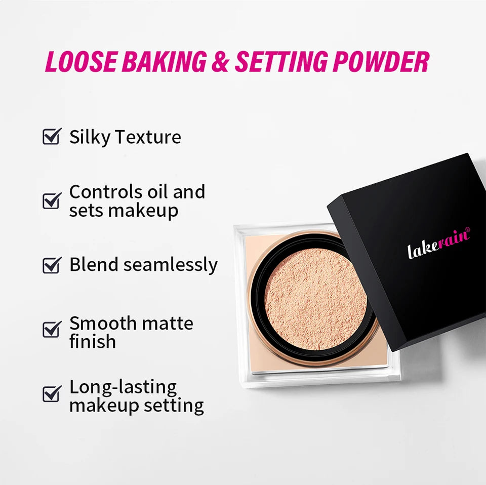 Lakerain Delicate Setting Powder Oil Control Face Powder - 9