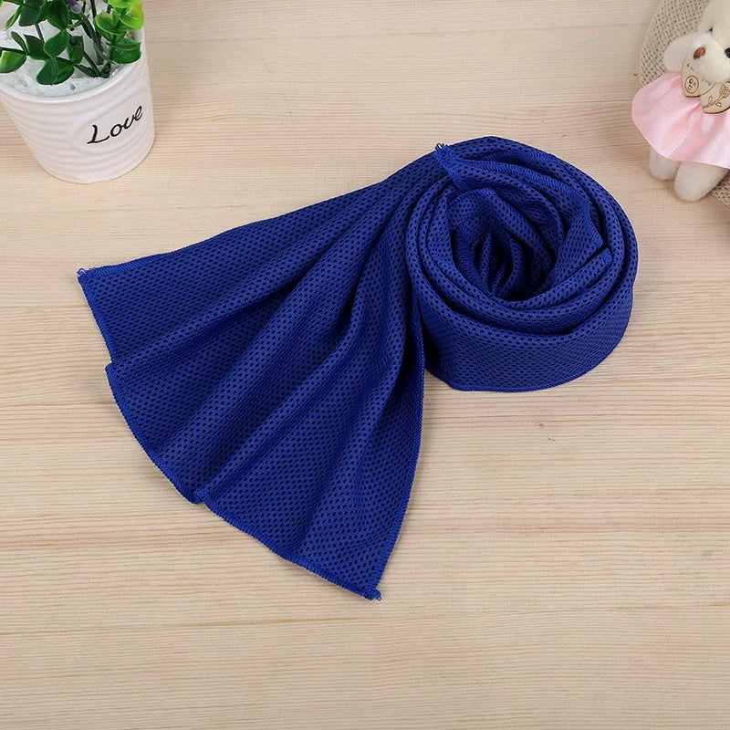 Instant Cooling Towel for Sports Fitness Workout and Yoga Sweat Relief - 19