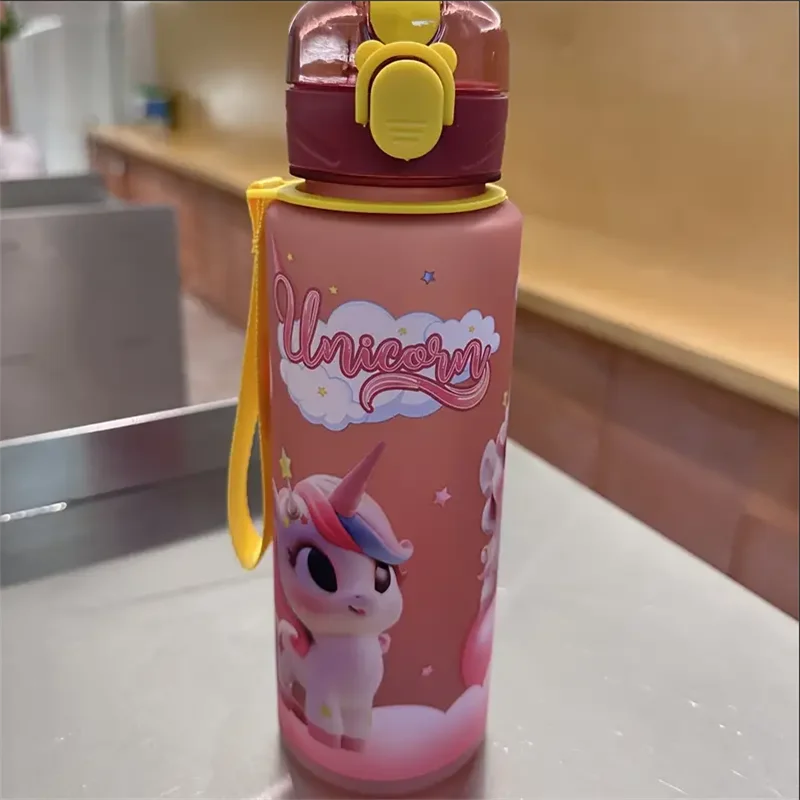 700ml Astronaut Water Bottle Leakproof Sport Cup with Carrying Strap - 12