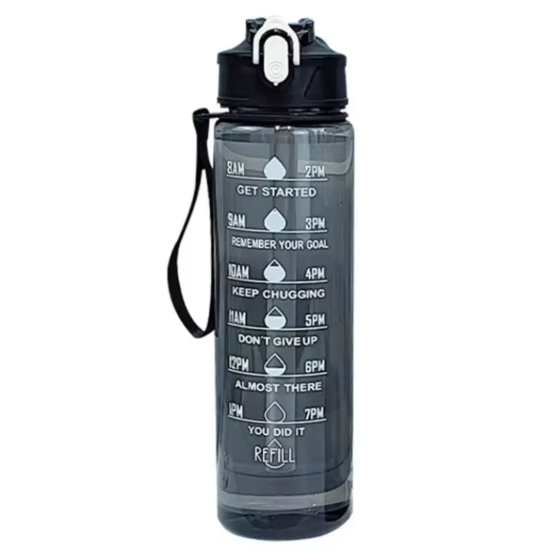Fantia 750ml Sports Water Bottle Leak Proof Fitness Travel Jug with Straw - 11