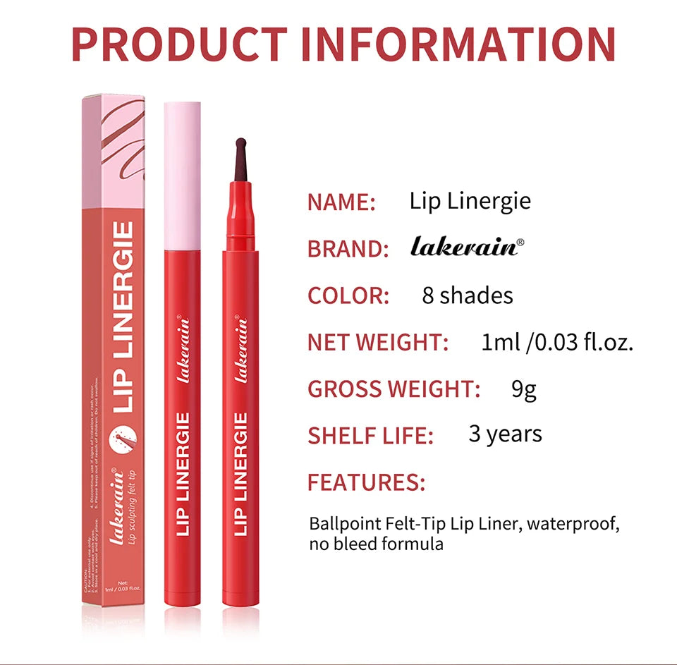 Lip Lingerie Lip Liner Stain Waterproof Long Lasting Pen