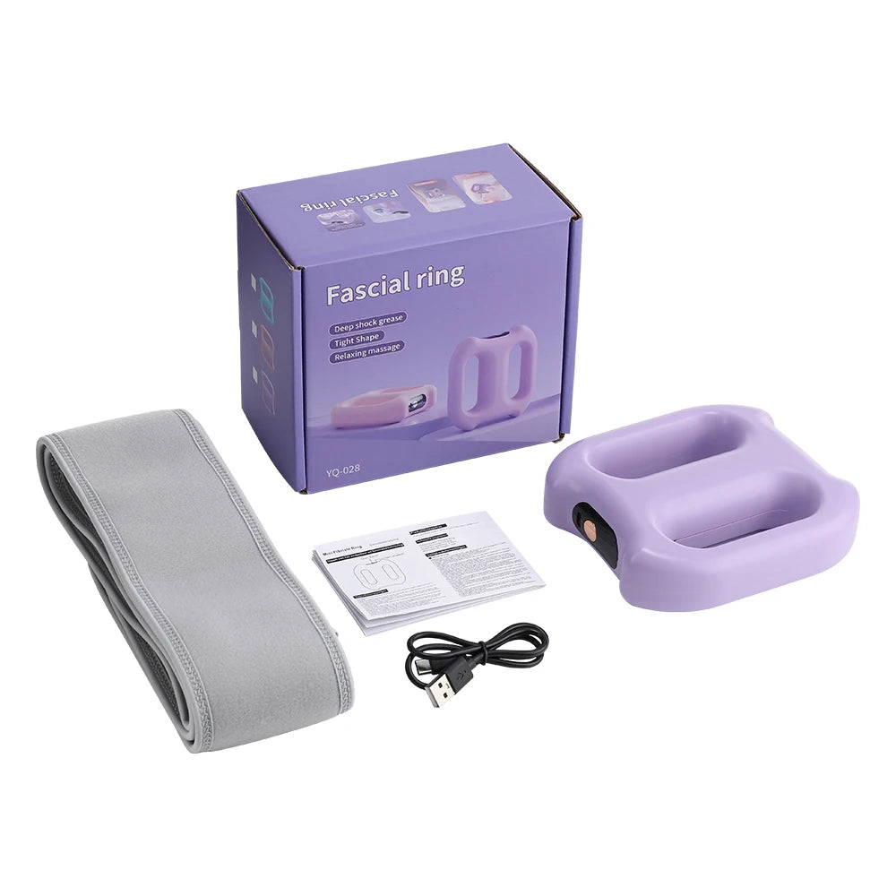 Electric Fascia Ring Fitness Body Shaping Massager - 17