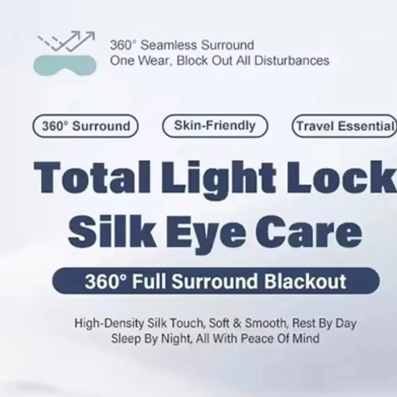 Silk Sleep Mask Pressureless Sleeping Mask Anti Wrinkle Eye Mask