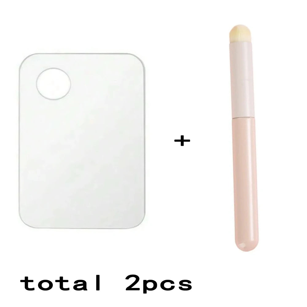 Acrylic Makeup Mixing Palette and Spatula Set for Foundation and Art - 16