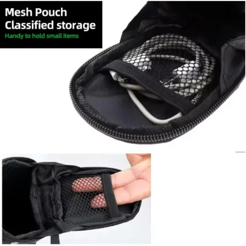 Bicycle Saddle Bag Rainproof Cycling Seat Tail Pouch Storage Accessory - 4