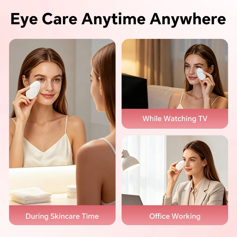 Hailicare Smart Sensor Ice Cooling Vibration Eye Roller Massager - 12