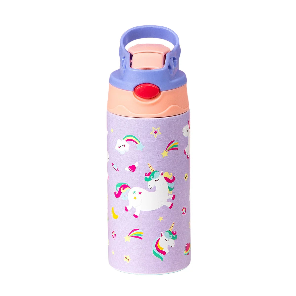 350ml Cartoon Insulated Stainless Steel Water Bottle Kids Vacuum Flask - 31