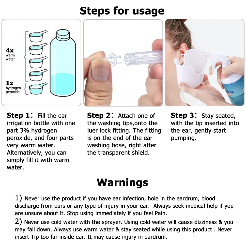 Electric Ear Water Cleaner Earwax Removal Irrigation System - 19