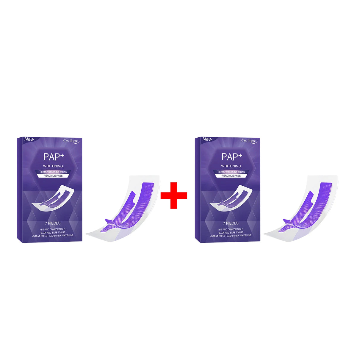 Teeth Whitening Strips Peroxide Free Stain Removal Bleaching Tool