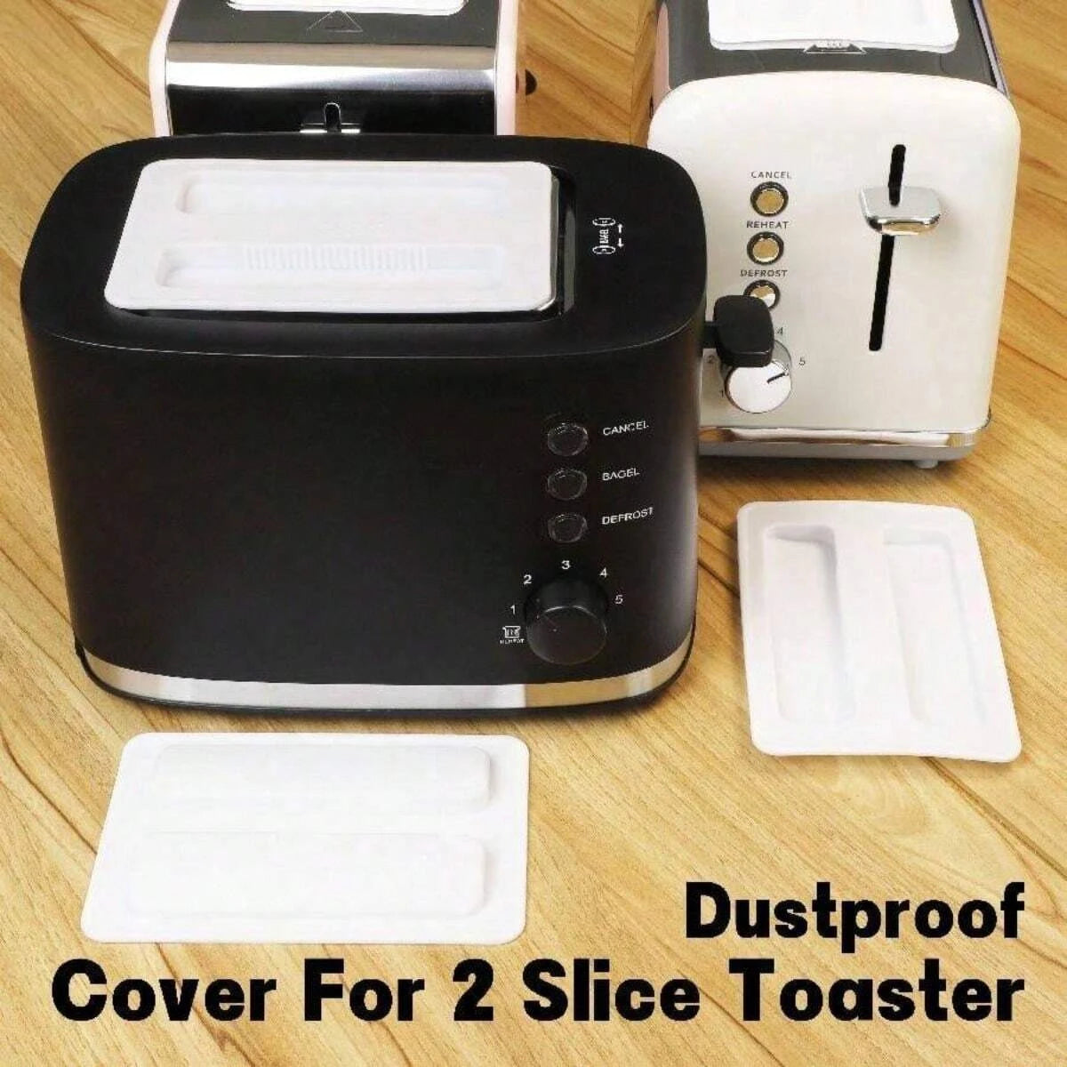 Silicone Toaster Cover Dustproof Lid for Kitchen Bread Machines