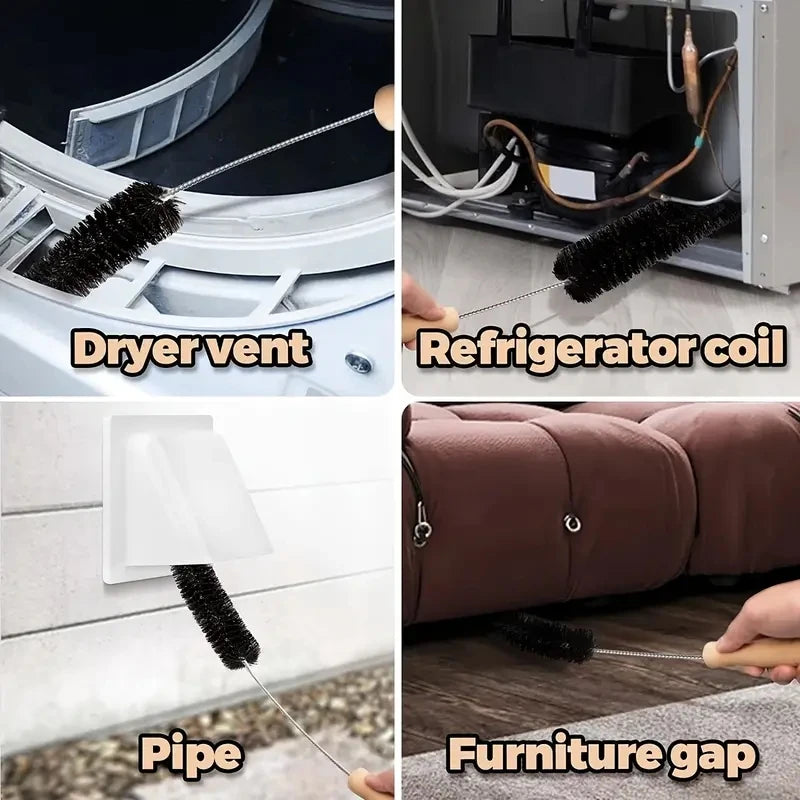Washing Machine and Dryer Vent Cleaning Brush Flexible Lint Remover
