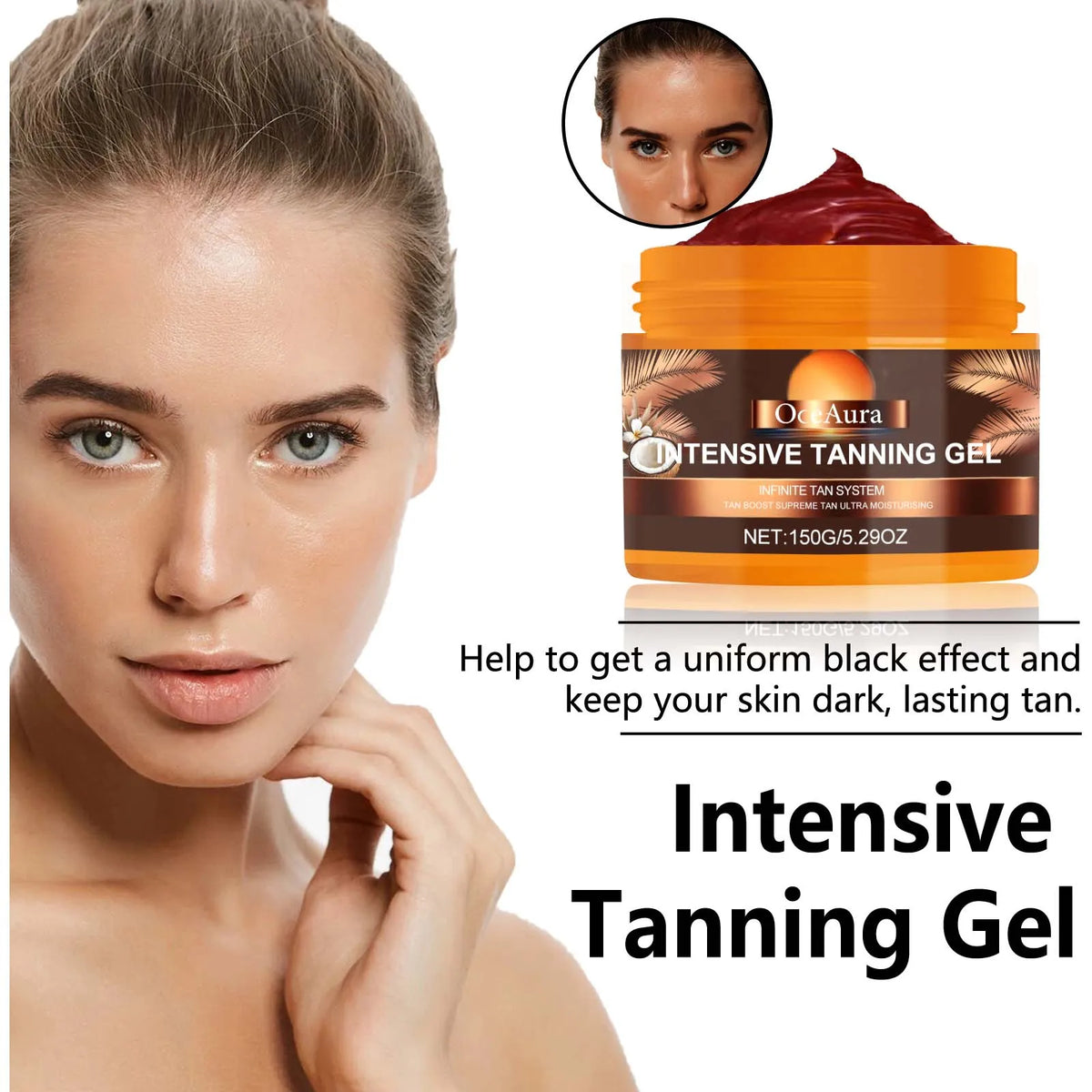 Carroten Tanning Gel Sunless Tan Accelerator Cream