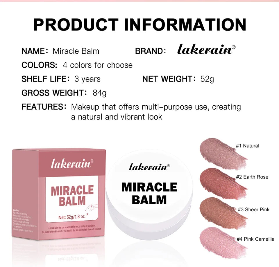 Multi Purpose Cream Blush Balm And Long Lasting Facial Makeup - 17