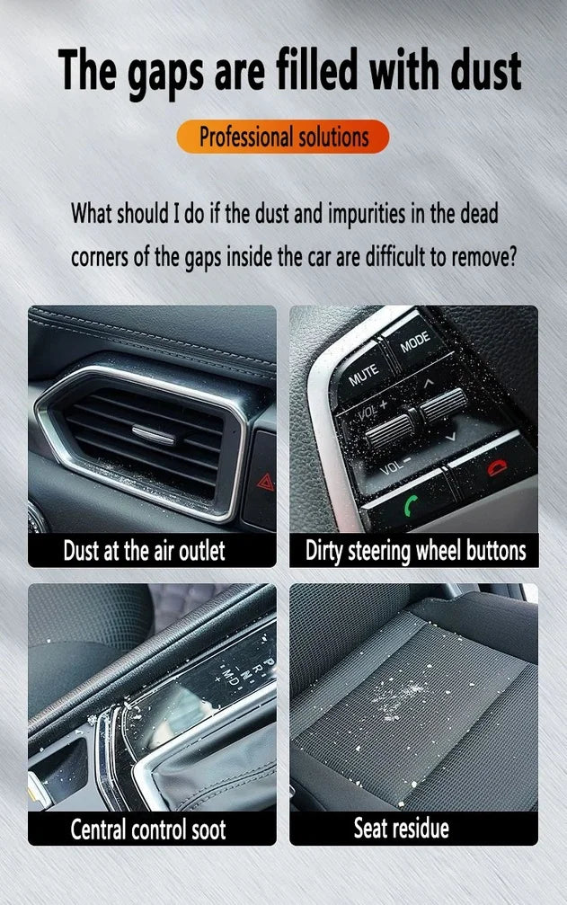 Soft Car Interior Detailing Brush Dashboard Air Vent Dust Cleaning Tool
