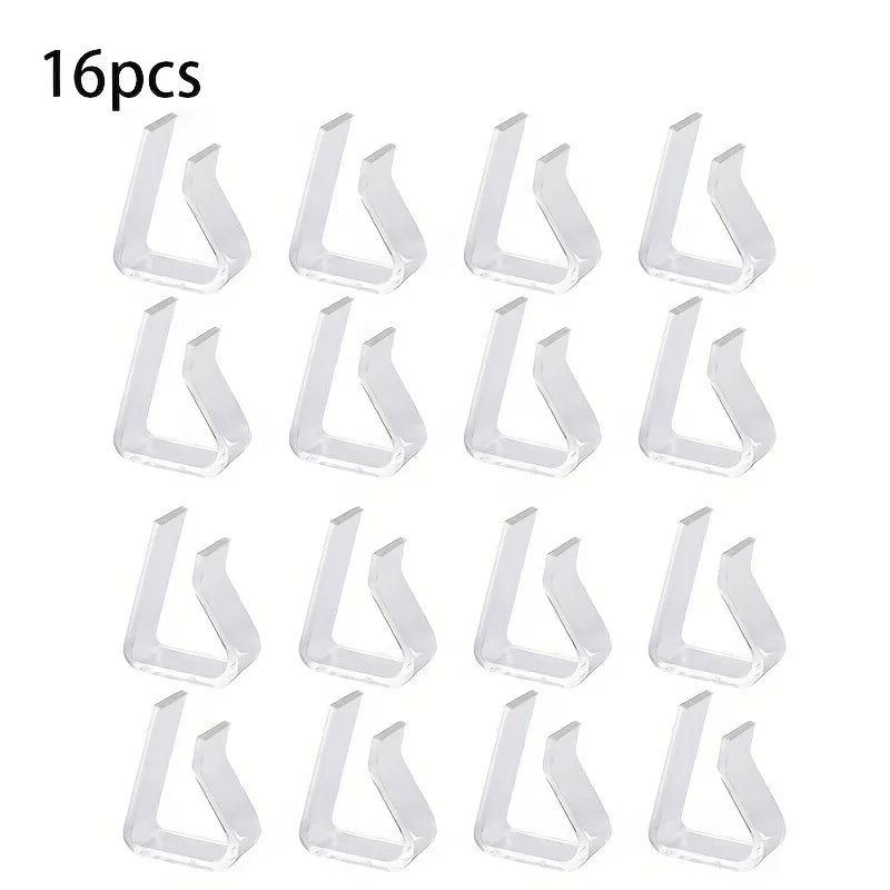 Transparent Tablecloth Clips Non-Slip Picnic Table Cloth Holders