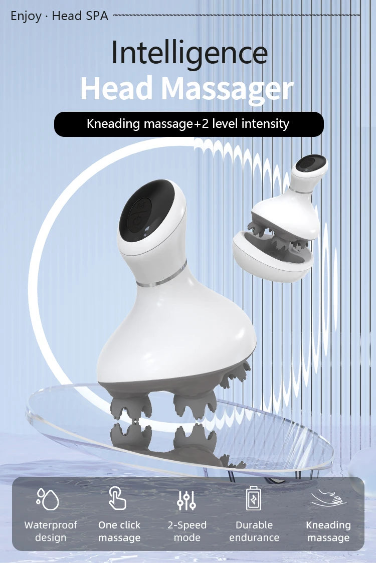 Cordless Electric Scalp Massager Portable Head Scratcher