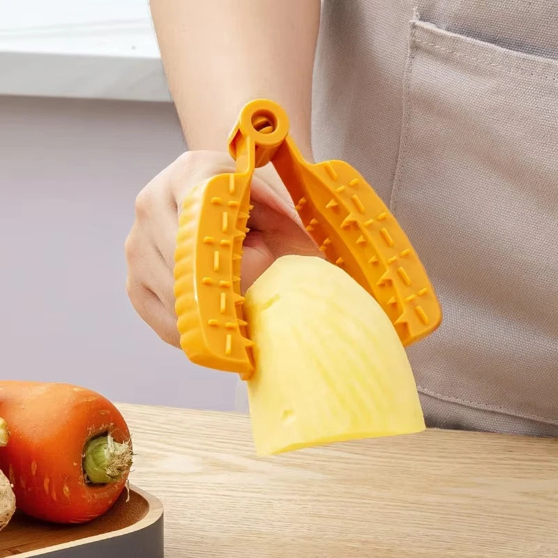 Vegetable Finger Guard Safe Food Cutting Holder for Kitchen Grater - 11