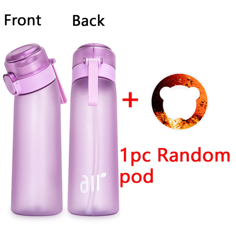 800ml Scented Water Bottle Portable Flavor Pod Sports Hydration Cup - 27