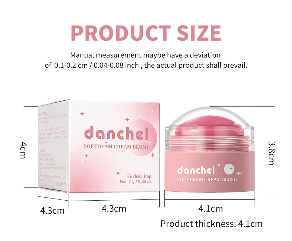 Soft Cream Blush Makeup Smooth Multi-Use Blushes