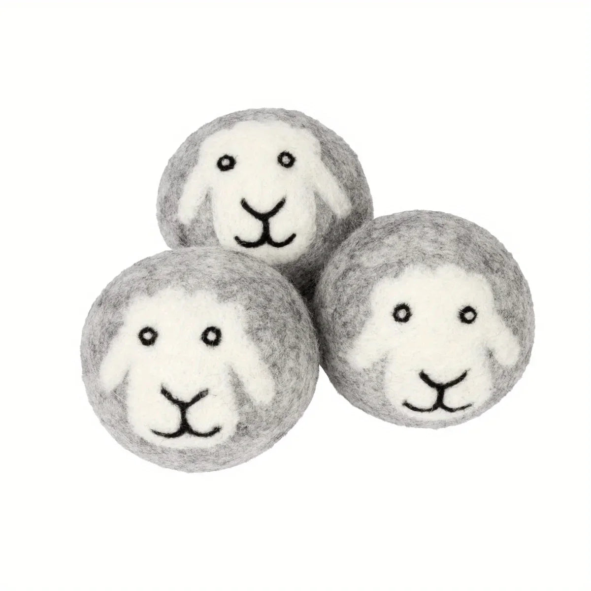 Wool Dryer Balls Laundry Softener Anti Static Reusable Sheep Felt Balls - 6