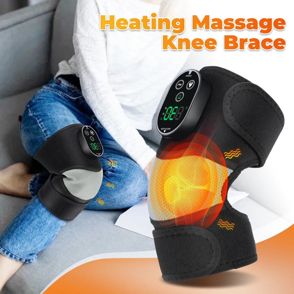 Cordless Heated Knee Massager Joint Care Wrap
