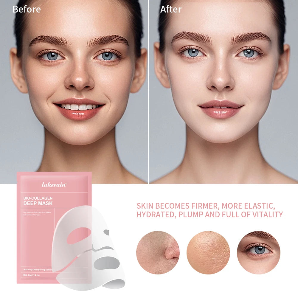 Bio Collagen Deep Hydrating Face Mask Pore Minimizing Overnight Mask - 4
