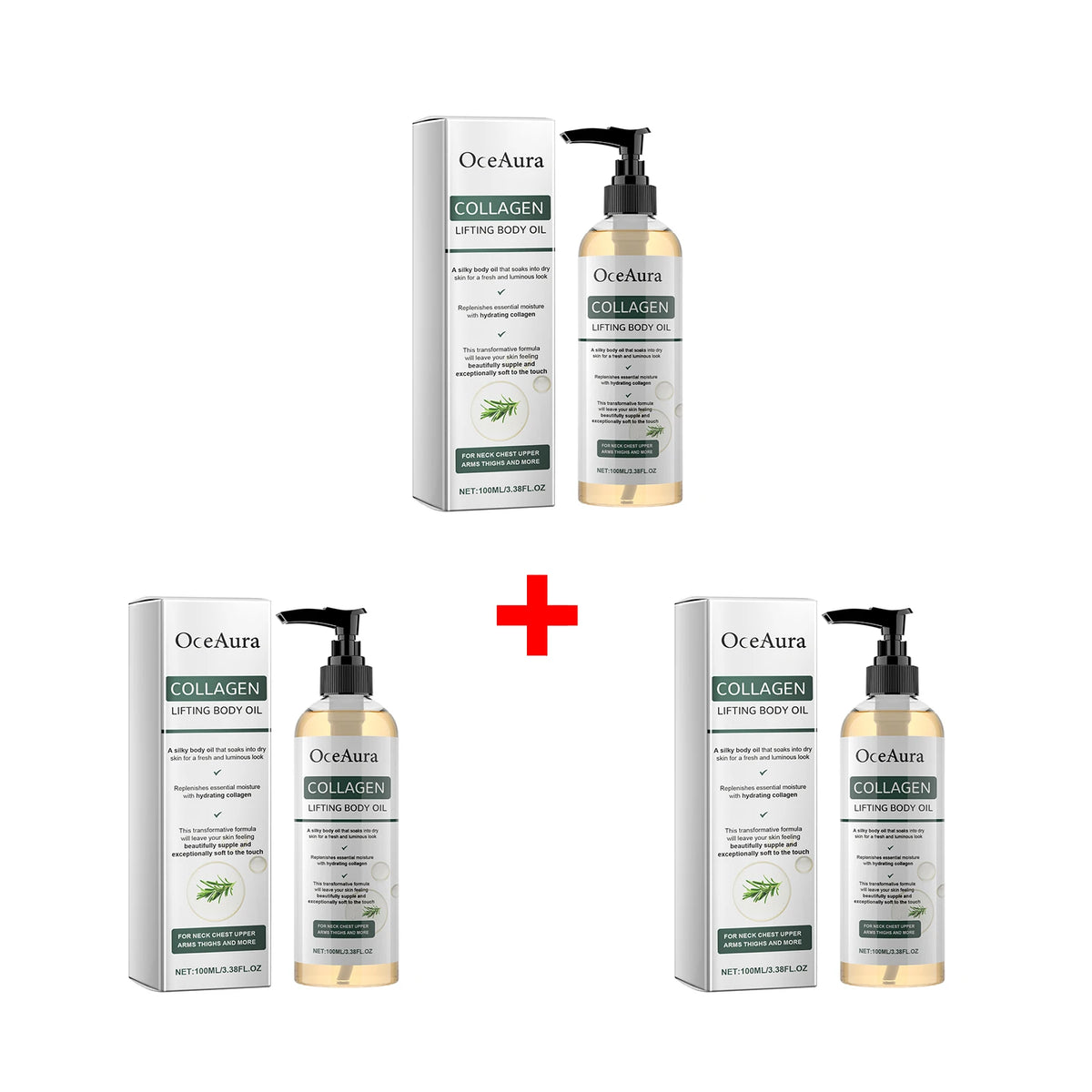 Collagen Body Firming Massage Oil Tightening Hydrating Skin Care