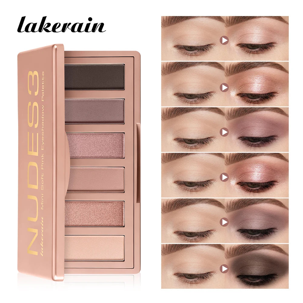 Eyeshadow Palette Long Lasting Neutral Matte Shimmer Eye Makeup - 3